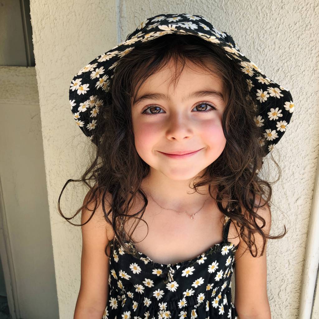 A smiling little girl | Source: Midjourney