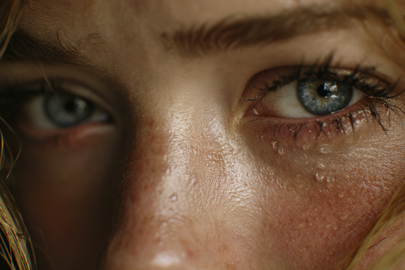 A close-up shot of a woman's eyes | Source: Midjourney