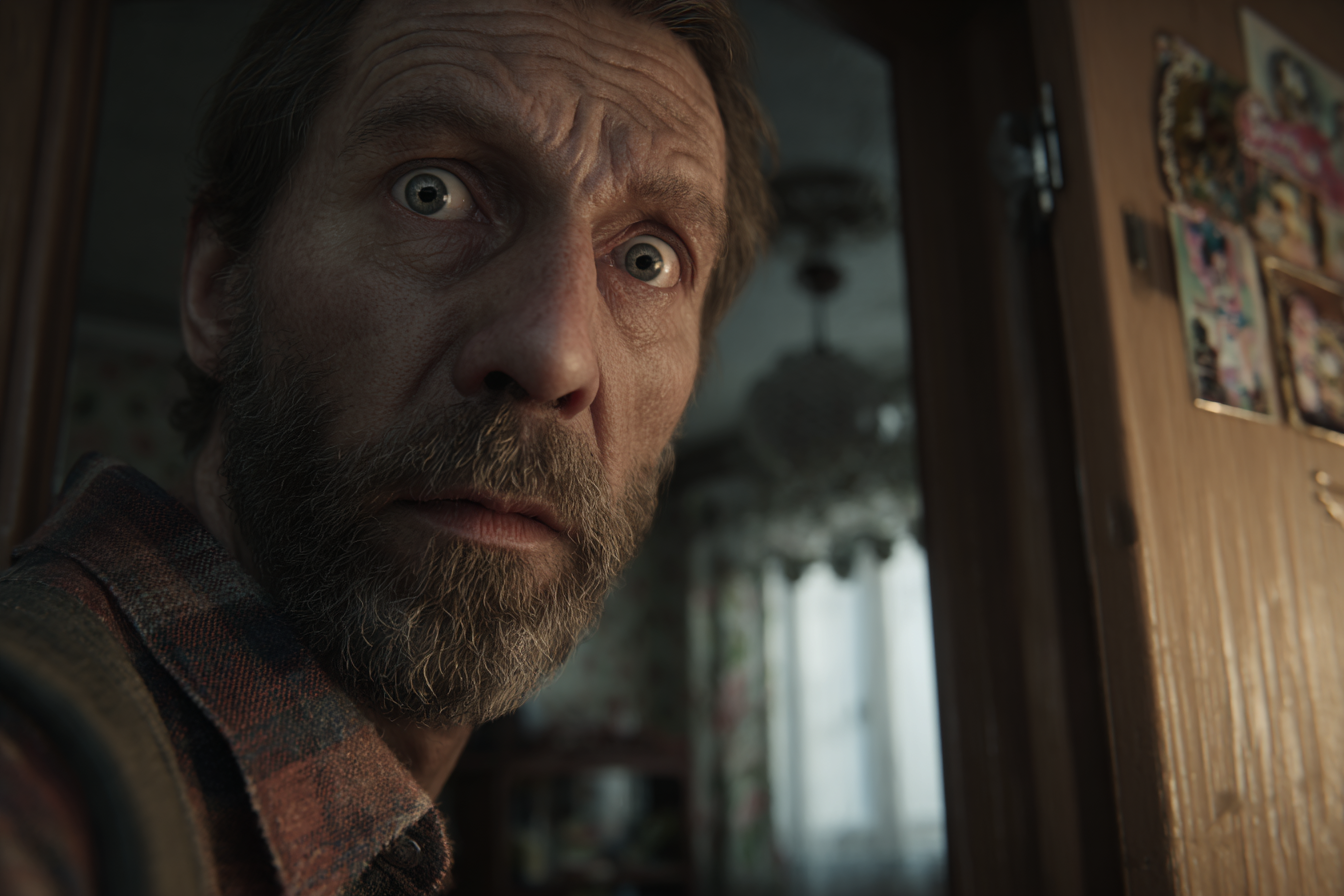 A close-up shot of a man's face | Source: Midjourney